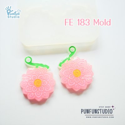 FE 175-186 Devil Fruit Mold Set / Pirate / Face Earring Mold / Silicone Mold / UV Resin Mold