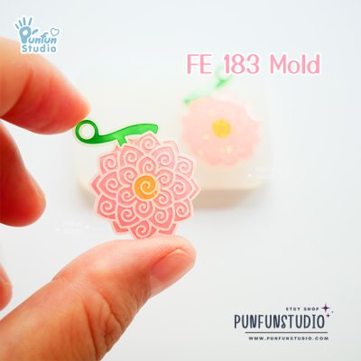 FE 175-186 Devil Fruit Mold Set / Pirate / Face Earring Mold / Silicone Mold / UV Resin Mold