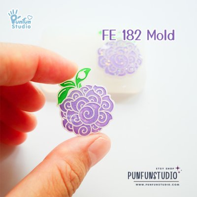 Fruit Baku Baku Face Earring Mold