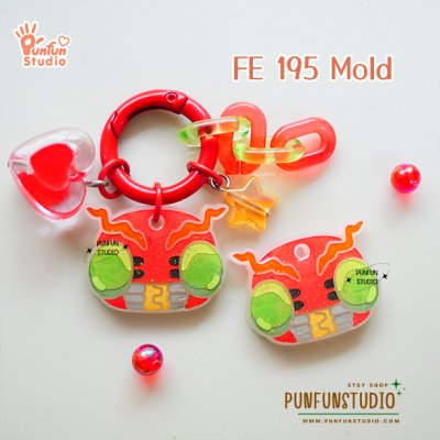 Tentomon Face Earring Mold