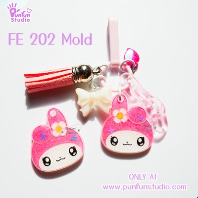 FE 201-208 Cutie Mold Set / Set 8 Molds / Face Earring Mold / Silicone Mold / UV Resin Mold(copy)