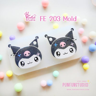 FE 201-208 Cutie Mold Set / Set 8 Molds / Face Earring Mold / Silicone Mold / UV Resin Mold(copy)