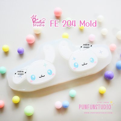 FE 201-208 Cutie Mold Set / Set 8 Molds / Face Earring Mold / Silicone Mold / UV Resin Mold(copy)