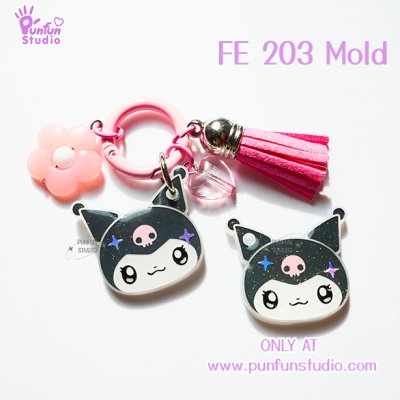 FE 201-208 Cutie Mold Set / Set 8 Molds / Face Earring Mold / Silicone Mold / UV Resin Mold(copy)