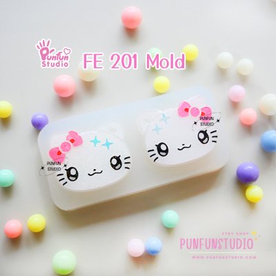 FE 201-208 Cutie Mold Set / Set 8 Molds / Face Earring Mold / Silicone Mold / UV Resin Mold(copy)