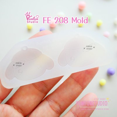 Cutie Retriever Face Earring Mold