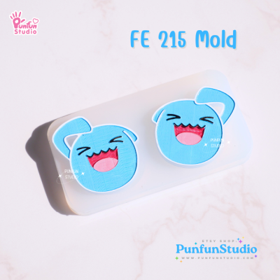 FE 211-218 Pokemold Set / Face Earring Mold / Pokemold / Silicone Mold / UV Resin Mold
