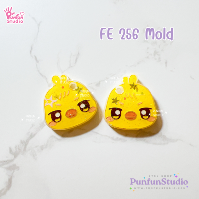FE 251-258 AT Animal Mold Set / Set 8 Molds / K-POP / Face Earring Mold / Silicone Mold / UV Resin Mold