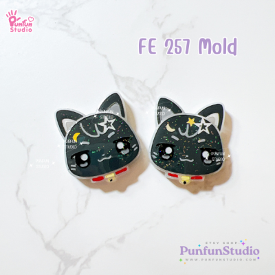 FE 251-258 AT Animal Mold Set / Set 8 Molds / K-POP / Face Earring Mold / Silicone Mold / UV Resin Mold