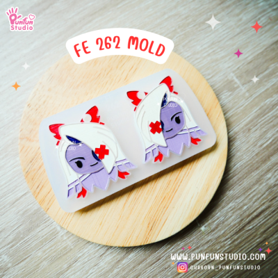 FE 261-280 Demon Hotel Mold Set / Hazbin / Free 20 Earring Part / Silicone Mold / UV Resin Mold