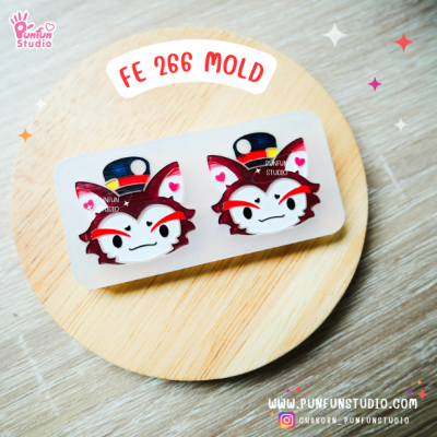 FE 261-280 Demon Hotel Mold Set / Hazbin / Free 20 Earring Part / Silicone Mold / UV Resin Mold