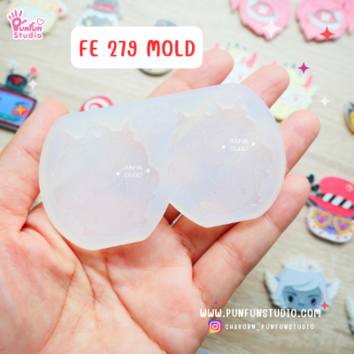 Lucifer Demon Form hazbin hotel  Earring Mold