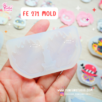 Charlie Demon Form hazbin hotel  Earring Mold