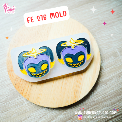FE 261-280 Demon Hotel Mold Set / Hazbin / Free 20 Earring Part / Silicone Mold / UV Resin Mold
