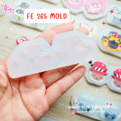 Niffty hazbin hotel Earring Mold