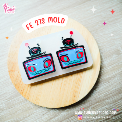 FE 261-280 Demon Hotel Mold Set / Hazbin / Free 20 Earring Part / Silicone Mold / UV Resin Mold