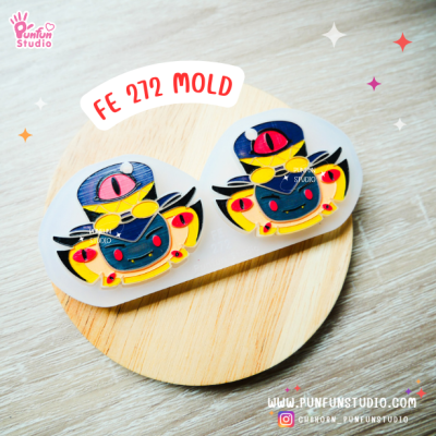 FE 261-280 Demon Hotel Mold Set / Hazbin / Free 20 Earring Part / Silicone Mold / UV Resin Mold
