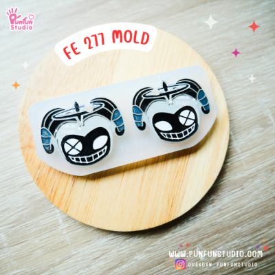 FE 261-280 Demon Hotel Mold Set / Hazbin / Free 20 Earring Part / Silicone Mold / UV Resin Mold