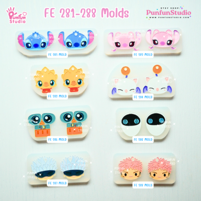 FE 281, 282, 283, 283, 284, 285, 286, 287, 288 Mold / Silicone Mold / UV Resin Mold