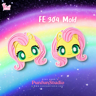 Pony Mold FE 301, 302, 303, 304, 305, 306 / Silicone Mold / UV Resin Mold