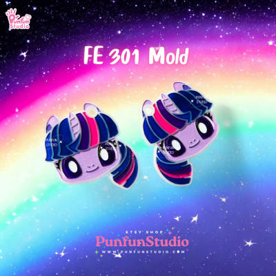 Pony Mold FE 301, 302, 303, 304, 305, 306 / Silicone Mold / UV Resin Mold