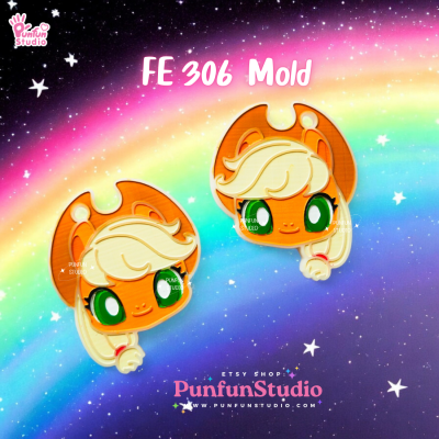 Pony Mold FE 301, 302, 303, 304, 305, 306 / Silicone Mold / UV Resin Mold