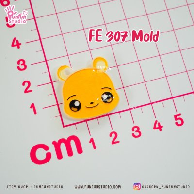 FE 307, 308, 309, 310 Bear Piglet Tiger Donkey Mold / Silicone Mold / UV Resin Mold
