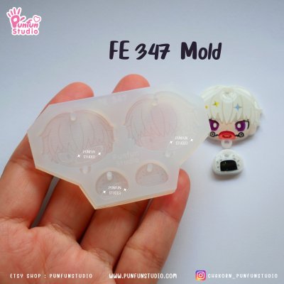 FE 346-347 Molds /  Silicone Mold / UV Resin Mold