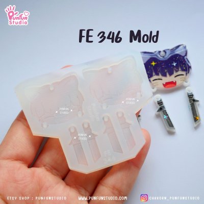FE 346-347 Molds /  Silicone Mold / UV Resin Mold