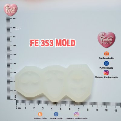 FE 353 Lock, Shock, Barrel Masks Mold / Silicone Mold / UV Resin Mold