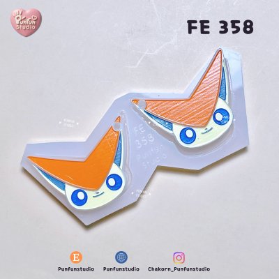 FE 358-365 Pokemold Set / Earring Mold / Silicone Mold / UV Resin Mold
