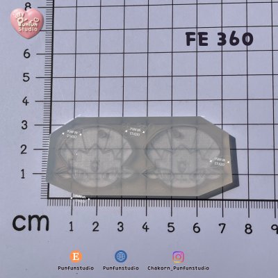 FE 358-365 Pokemold Set / Earring Mold / Silicone Mold / UV Resin Mold