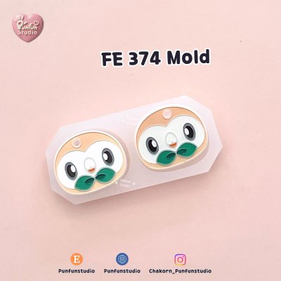 FE 374-381 Pokemold Set / Earring Mold / Silicone Mold / UV Resin Mold