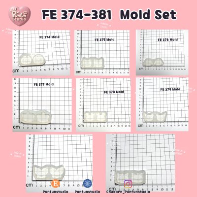 FE 374-381 Pokemold Set / Earring Mold / Silicone Mold / UV Resin Mold