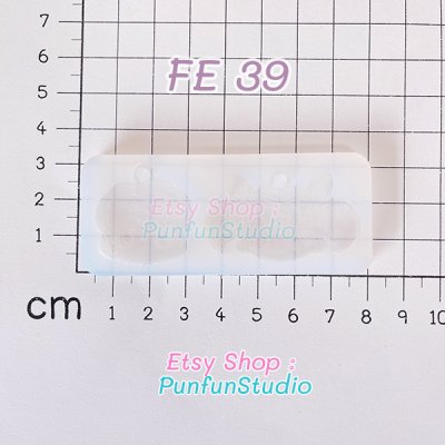 FE 38, 39,40 Molds / Face Earring Mold / Silicone Mold / UV Resin Mold