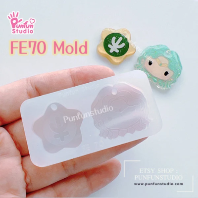 Sailor Neptune  Face Earring Mold