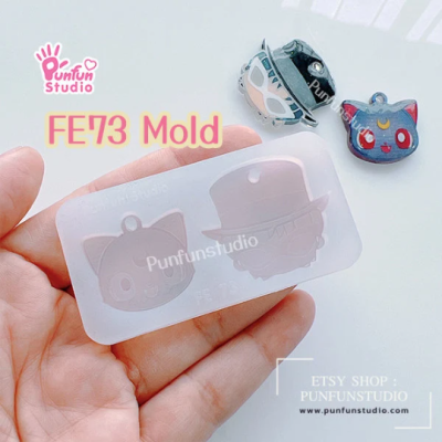 Tuxedo Face Earring Mold