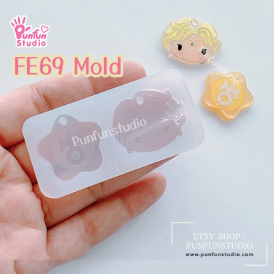 Sailor Uranus Face Earring Mold
