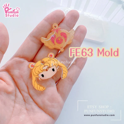 Sailor Moon  Face Earring Mold 