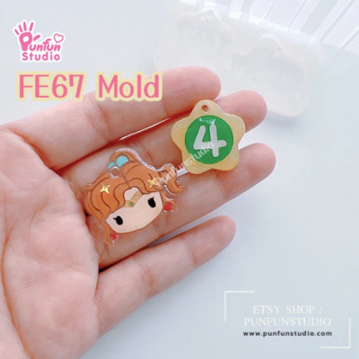 Sailor Jupiter  Face Earring Mold