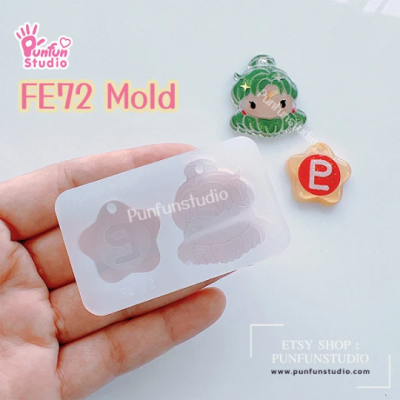 Sailor Pluto Face Earring Mold