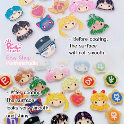 FE 63-73 Mold  / 11 Molds / Sailor / Face Earring Mold / Silicone Mold / UV Resin Mold