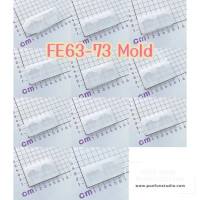 FE 63-73 Mold  / 11 Molds / Sailor / Face Earring Mold / Silicone Mold / UV Resin Mold