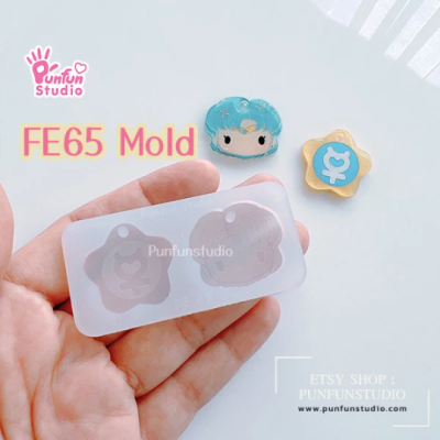 Sailor Mercury  Face Earring Mold