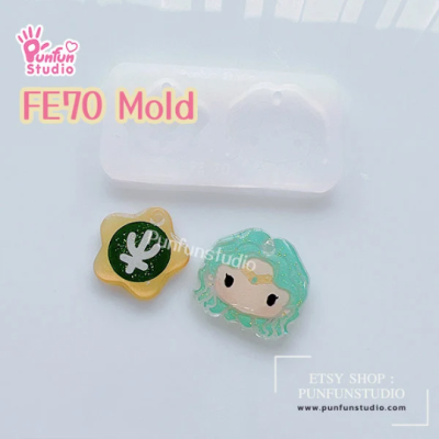 Sailor Neptune  Face Earring Mold