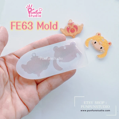 Sailor Moon  Face Earring Mold 