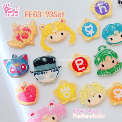 Sailor Moon Face Earring Mold Set