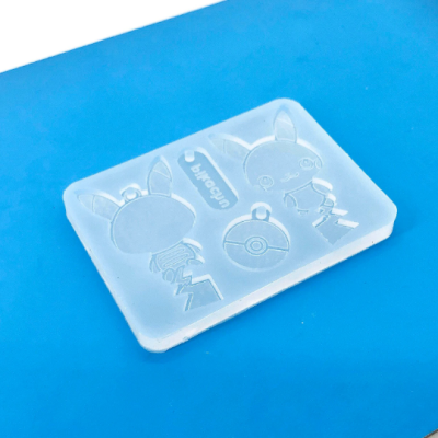 FNB 01 Pika mold / Front & Back Mold / Pokemon Mold / Silicone Mold