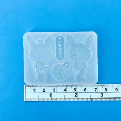FNB 01 Pika mold / Front & Back Mold / Pokemon Mold / Silicone Mold