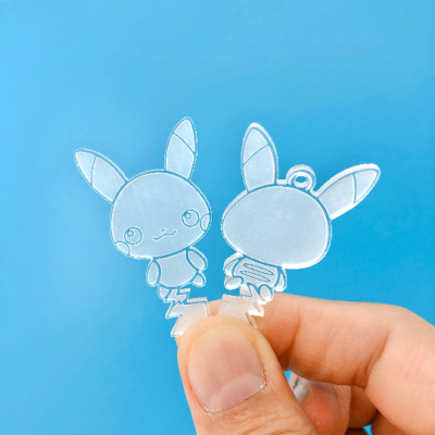 FNB 01 Pika mold / Front & Back Mold / Pokemon Mold / Silicone Mold
